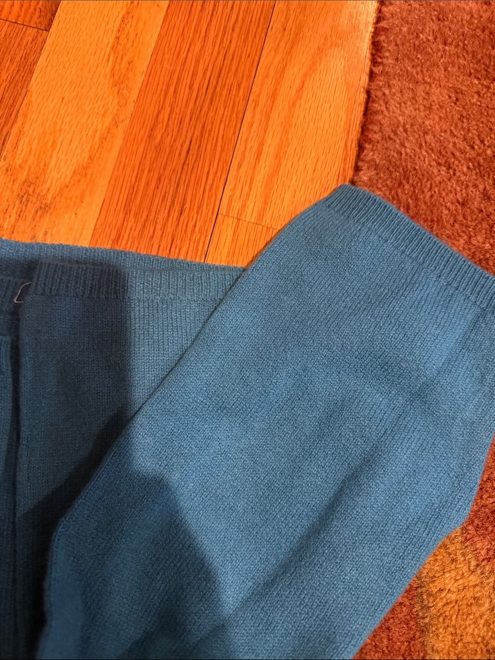 Club Room women’s V-Neck Sweater in turquoise size 3X BNWT - Picture 4 of 4